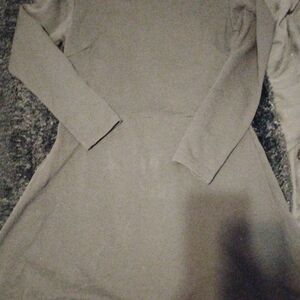 Zara Black Sweatshirt Mini Dress